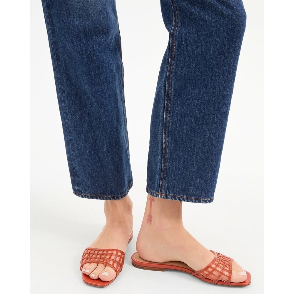 Veronica Beard Maris Jelly‎ Sandal in Persimmon Size 6.5